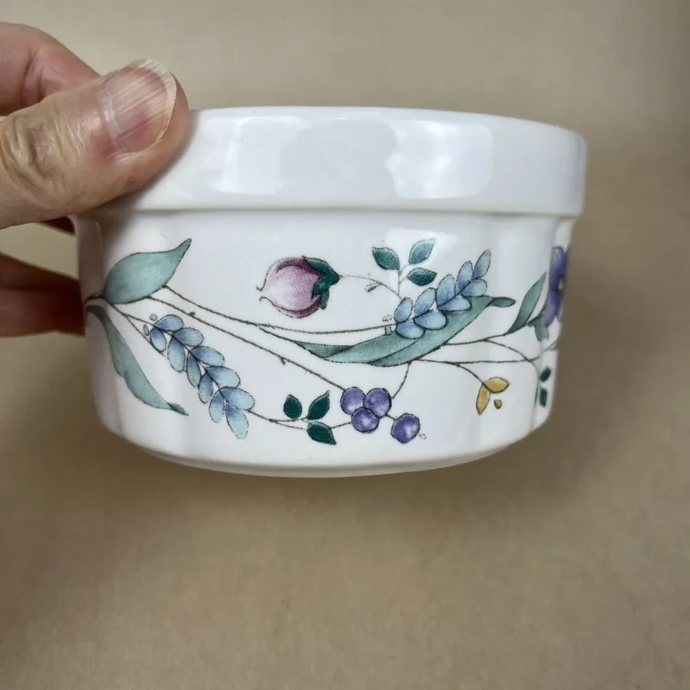 Pfaltzgraff April‎ Floral Soufflé Dish 4 1/2